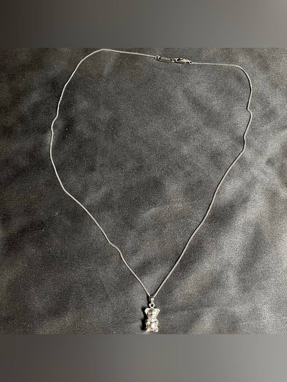 Vitaly Gummy Bear Silver Stainless Steel Necklace Minimalist Streetwear